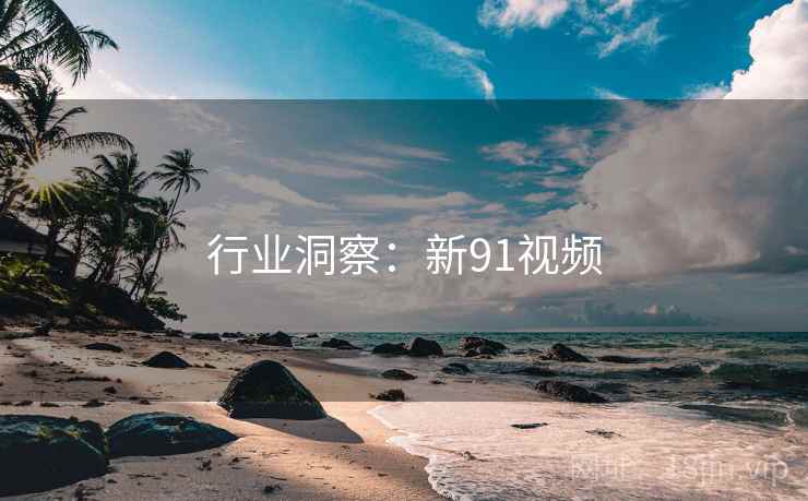 行业洞察:新91视频 第2张 行业洞察:新91视频 第2张