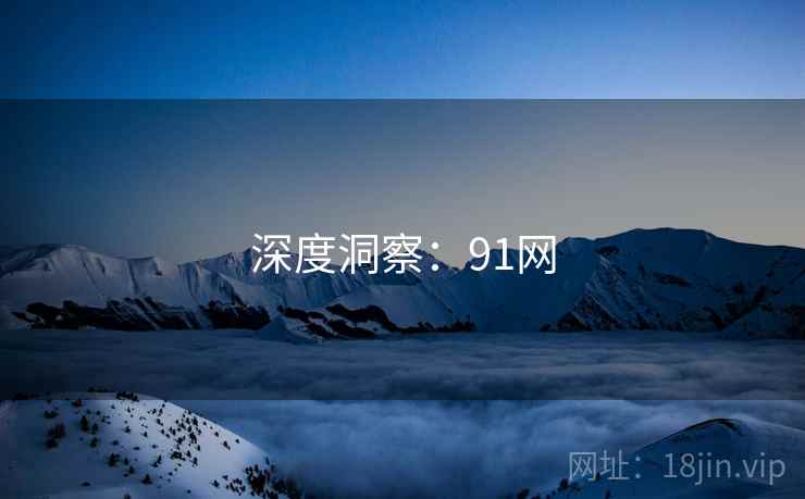 深度洞察:91网 第1张 深度洞察:91网 第1张